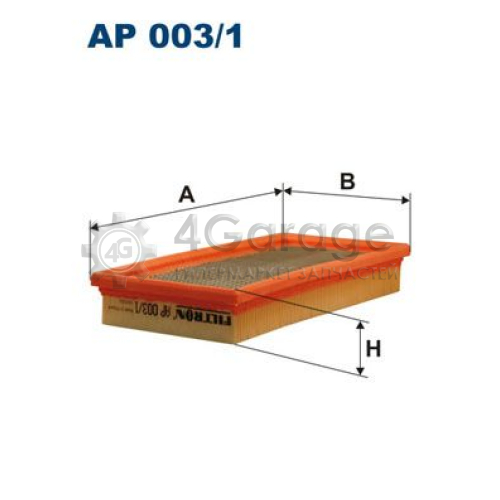 FILTRON AP0031 Воздушный фильтр