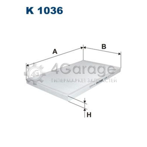 Фильтр воздух во внутренном пространстве FILTRON K1036 в Нижнем Новгороде