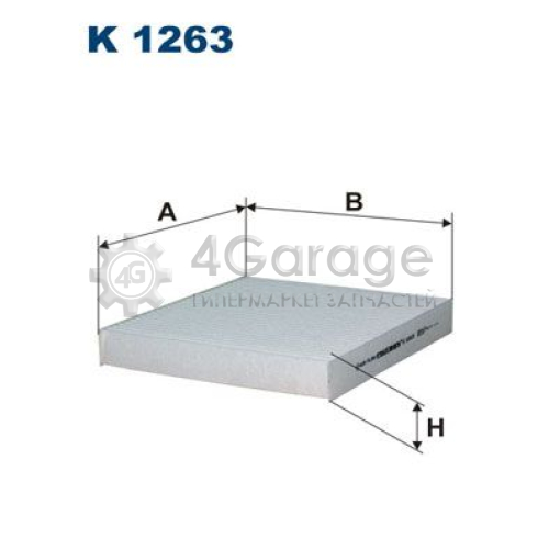 FILTRON K1263 Фильтр воздух во внутренном пространстве