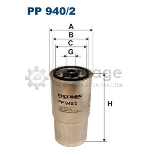 FILTRON PP9402 Топливный фильтр