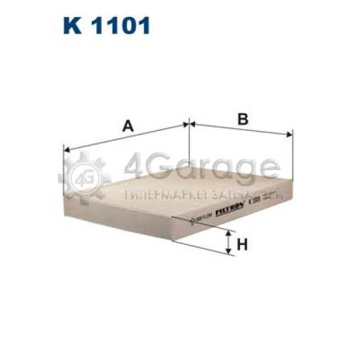 FILTRON K1101 Фильтр воздух во внутренном пространстве