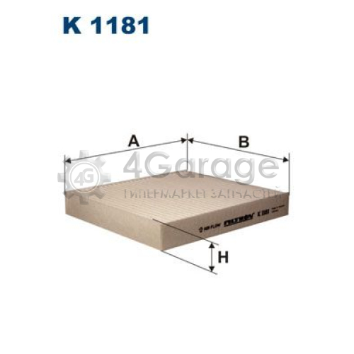 FILTRON K1181 Фильтр воздух во внутренном пространстве