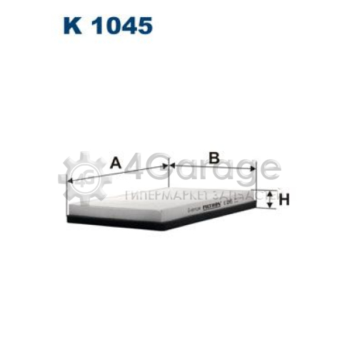 FILTRON K1045 Фильтр воздух во внутренном пространстве