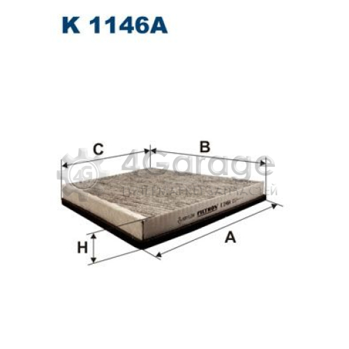 FILTRON K1146A Фильтр воздух во внутренном пространстве