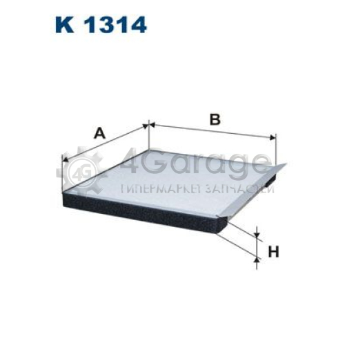 FILTRON K1314 Фильтр воздух во внутренном пространстве