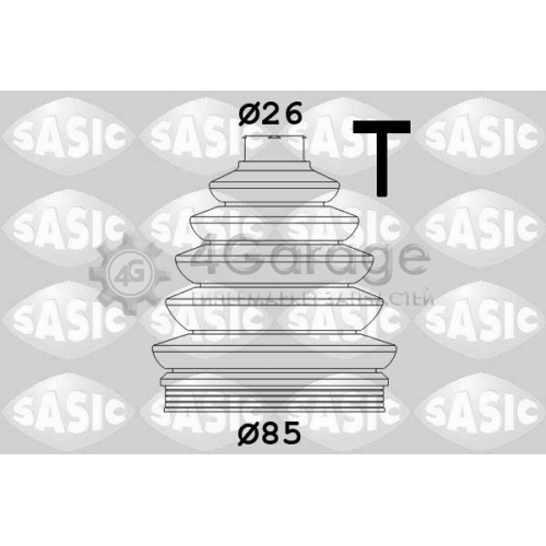 SASIC 1906038 Комплект пылника приводной вал