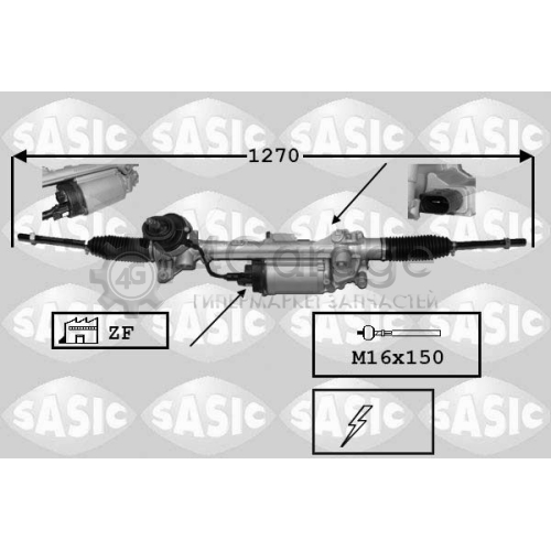 Рулевой механизм SASIC 7176043 в Ростове-на-Дону