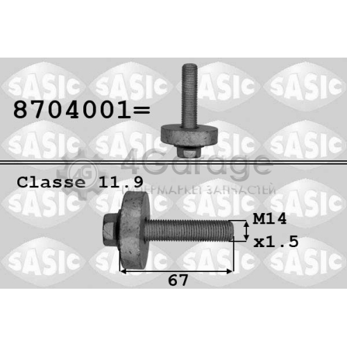 Болт шкива SASIC 8704001 в Москве