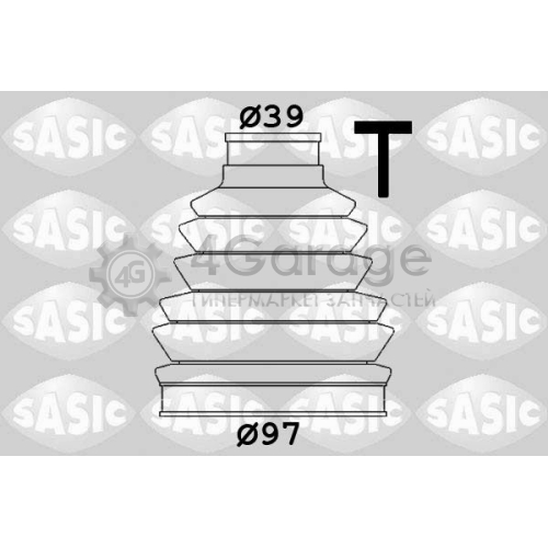 SASIC 1900005 Комплект пылника приводной вал
