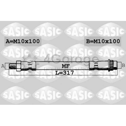 SASIC SBH4094 Тормозной шланг в Красноярске