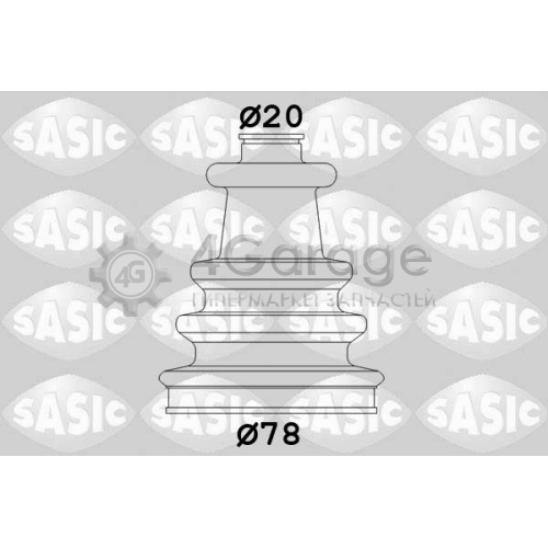 SASIC 2933743 Комплект пылника приводной вал в Красноярске