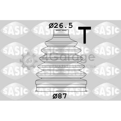 SASIC 1904020 Комплект пылника приводной вал