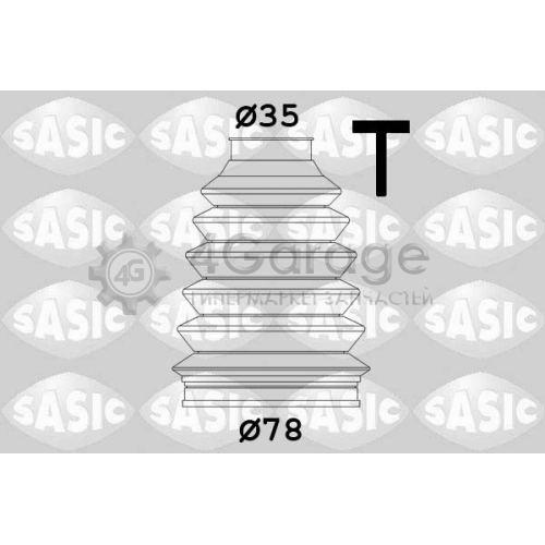 SASIC 4003457 Комплект пылника приводной вал