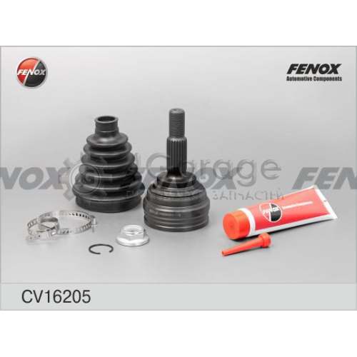 FENOX CV16205 Шарнирный комплект приводной вал