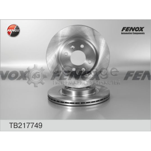 FENOX TB217749 Тормозной диск