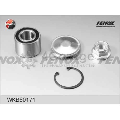 FENOX WKB60171 Комплект подшипника ступицы колеса