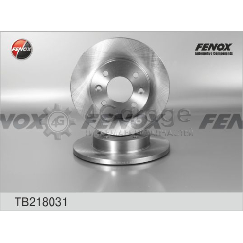 FENOX TB218031 Тормозной диск