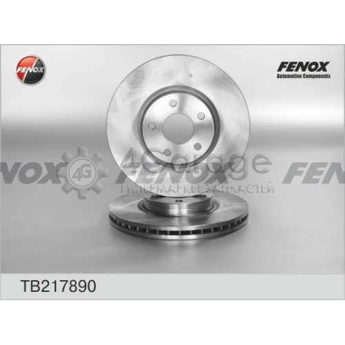 FENOX TB217890 Тормозной диск