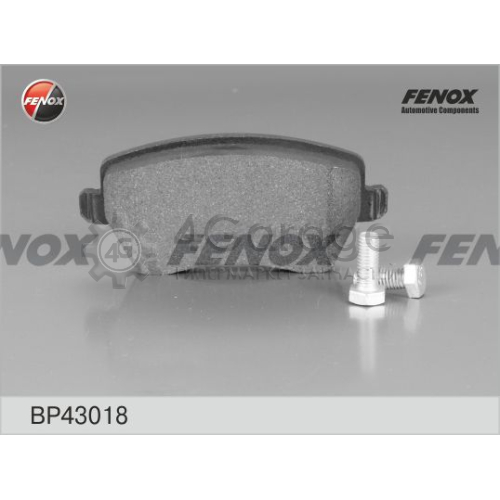 FENOX BP43018 Комплект тормозных колодок дисковый тормоз