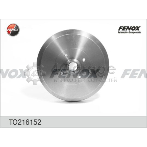 FENOX TO216152 Тормозной барабан