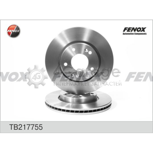 FENOX TB217755 Тормозной диск