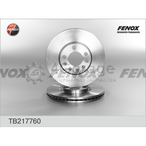 FENOX TB217760 Тормозной диск