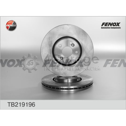 FENOX TB219196 Тормозной диск