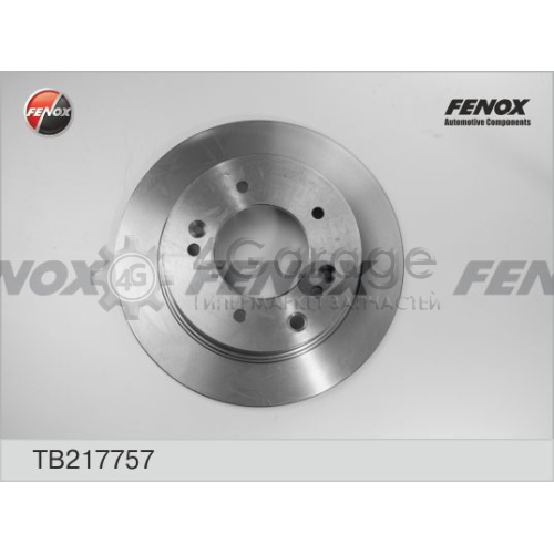 FENOX TB217757 Тормозной диск