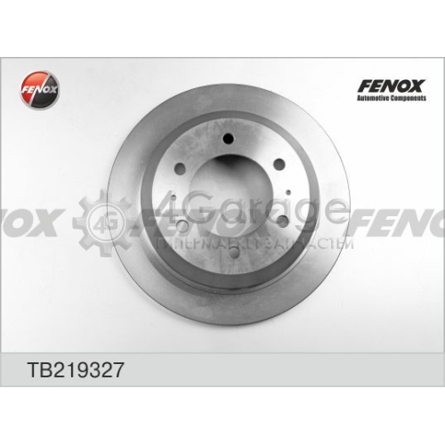 FENOX TB219327 Тормозной диск