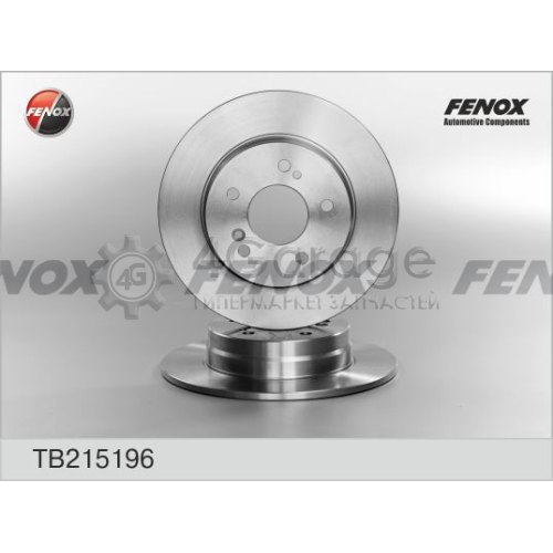 FENOX TB215196 Тормозной диск