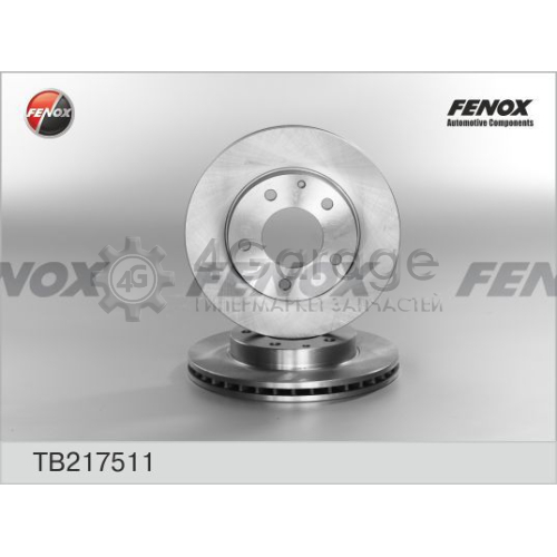 FENOX TB217511 Тормозной диск