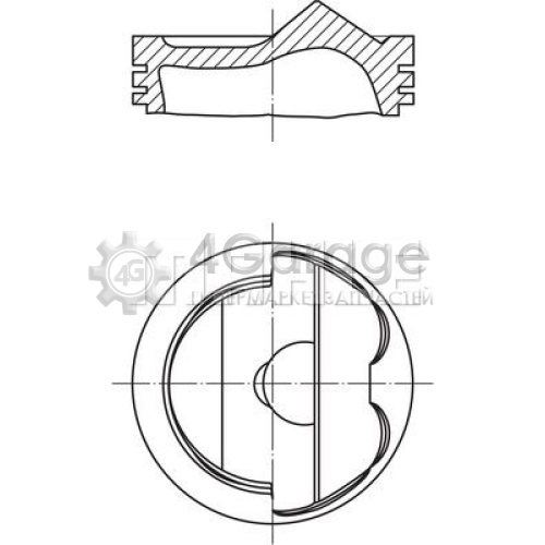 MAHLE 0280402 Поршень