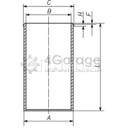 MAHLE 029WV2000 Гильза цилиндра