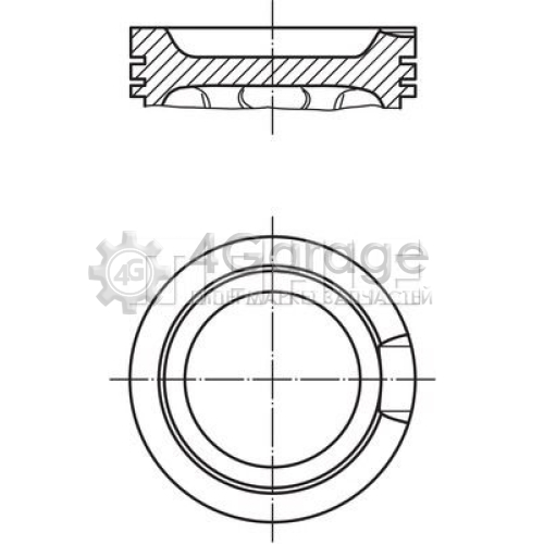 MAHLE 0331601 Поршень