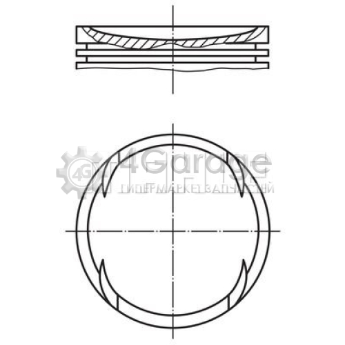 MAHLE 0635501 Поршень