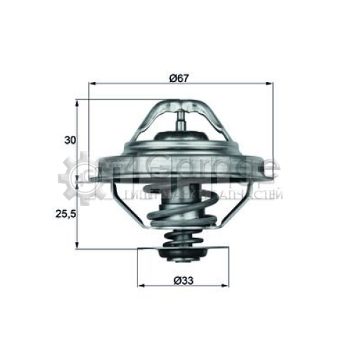 MAHLE TX2892D Термостат охлаждающая жидкость