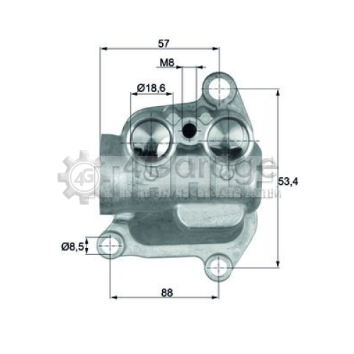 MAHLE TO12100 Термостат масляное охлаждение