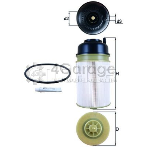MAHLE KX406D Топливный фильтр в Красноярске