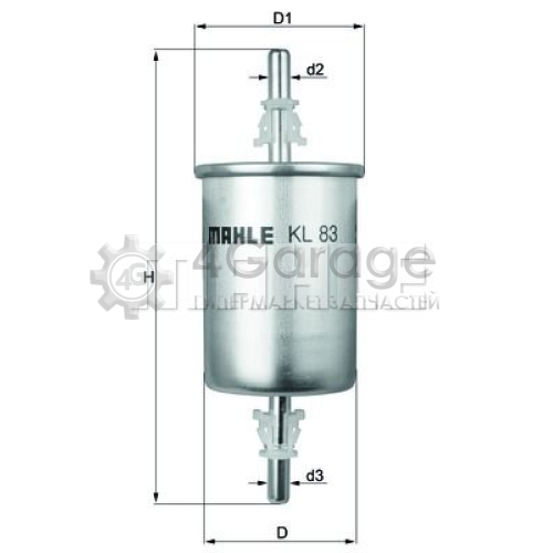 MAHLE KL83 Топливный фильтр в Красноярске