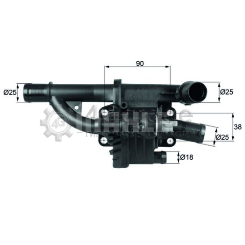 MAHLE TH4083 Термостат охлаждающая жидкость