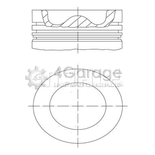 MAHLE 0999900 Поршень