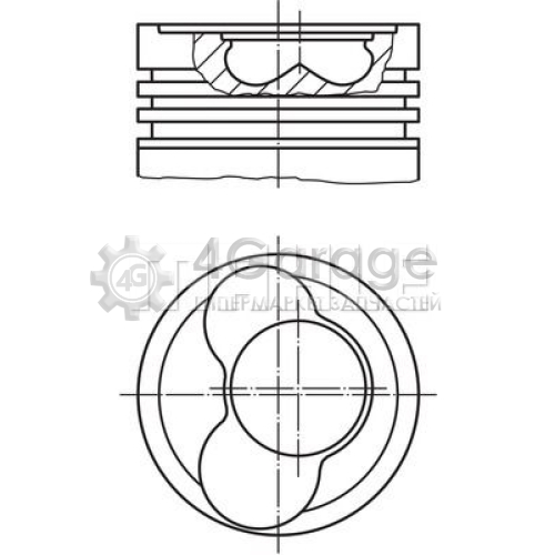 MAHLE 0305800 Поршень