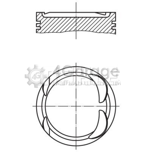 MAHLE 001PI00163000 Поршень