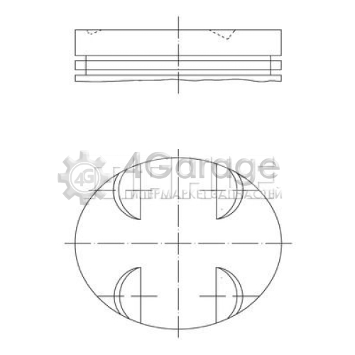 MAHLE 0052400 Поршень