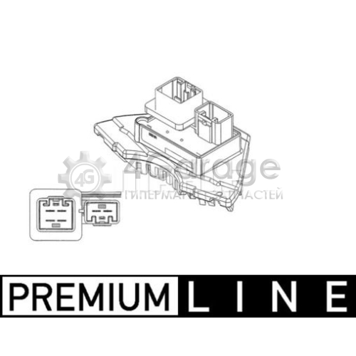 MAHLE ABR35000P Регулятор вентилятор салона BEHR *** PREMIUM LINE ***