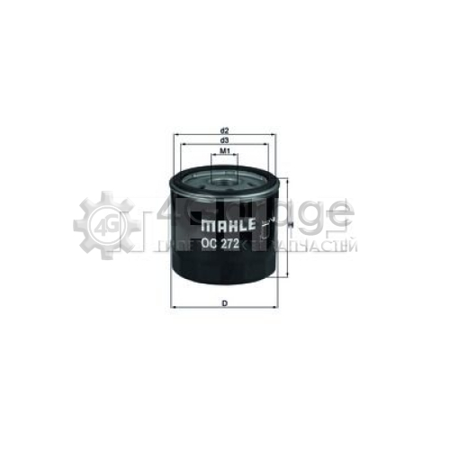 MAHLE OC272 Масляный фильтр в Красноярске