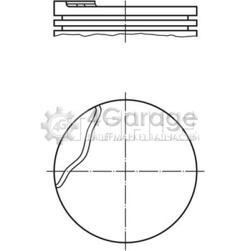 MAHLE 0220201 Поршень