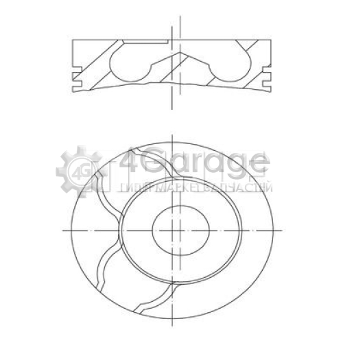 MAHLE 0220102 Поршень