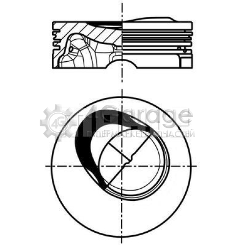 MAHLE 028PI00130001 Поршень