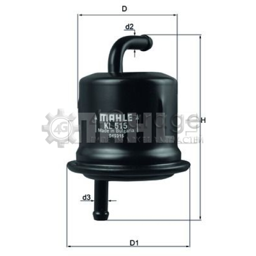 Топливный фильтр MAHLE KL515 в Ростове-на-Дону